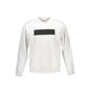 Calvin Klein White Cotton Unisex Sweatshirt