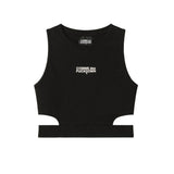 Comme Des Fuckdown Black Cotton Tops & T-Shirt