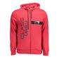 Cavalli Class Red Cotton Sweater