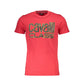 Cavalli Class Red Cotton T-Shirt