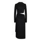Off-White Cut-Out Midi Dress