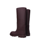 Burberry Red Cotton Rain Boots