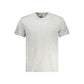 Tommy Hilfiger Gray Cotton Men T-Shirt
